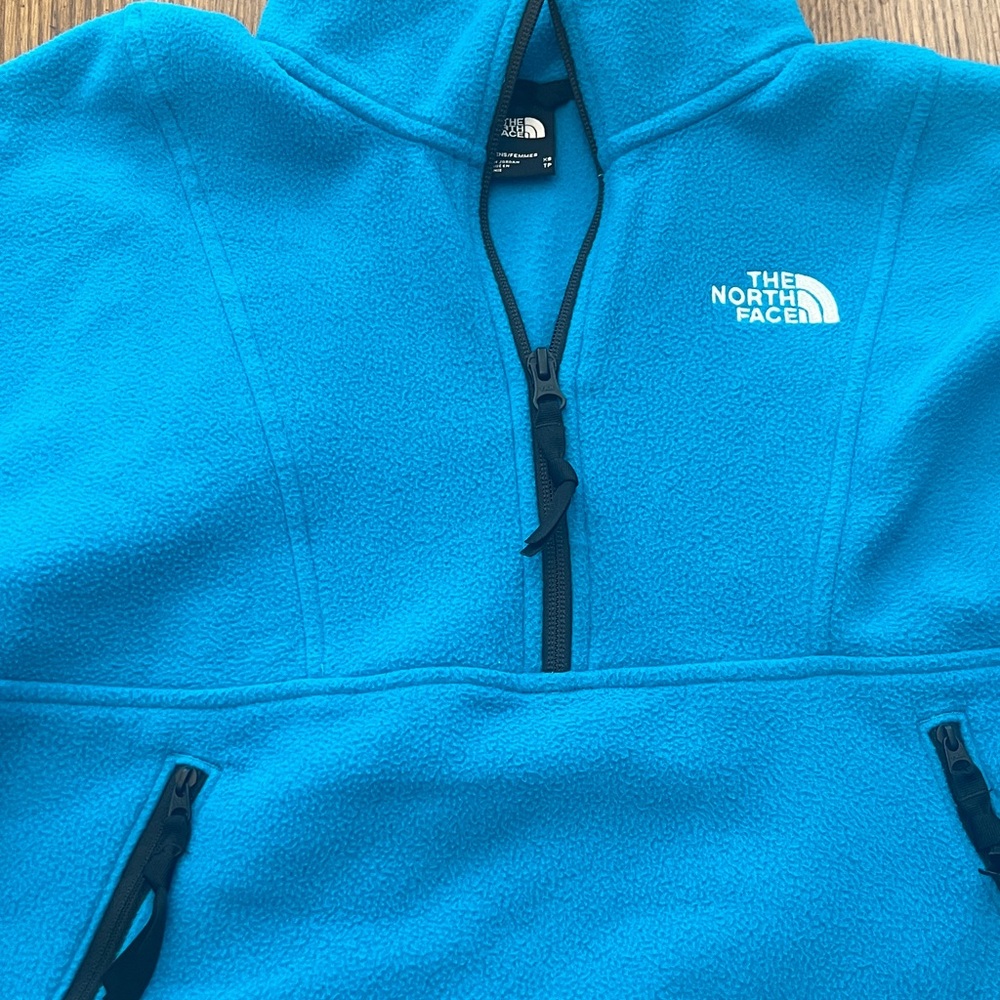 The North Face Turquoise Fleece Pullover